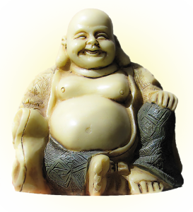 der lächelnde Buddha